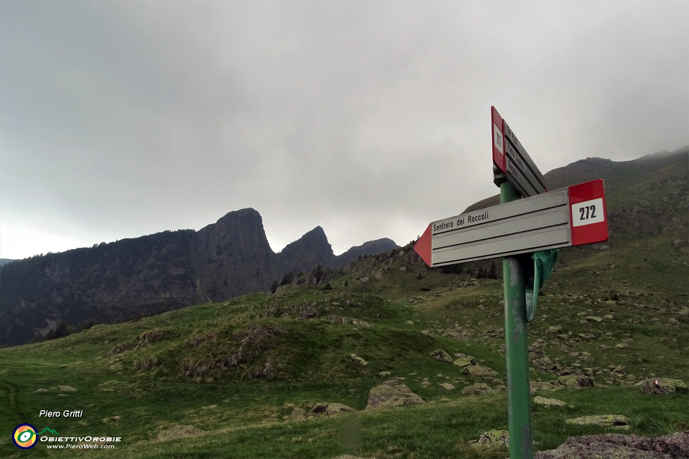 99 Al Monte Campo rientro sul sent. 217 e discendo alla Conca di Mezzeno.JPG -                                